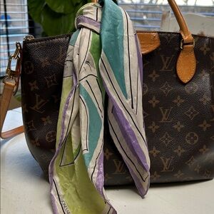 Silk Floral Patterned Scarf 100% silk #scarf #Silk